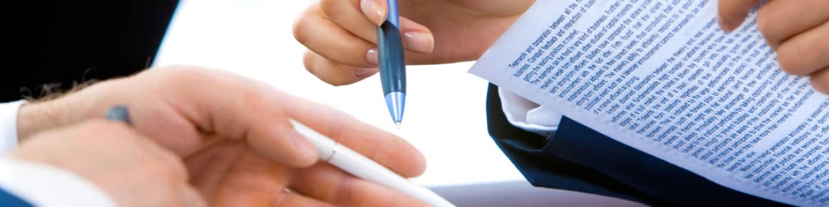 Signing Papers