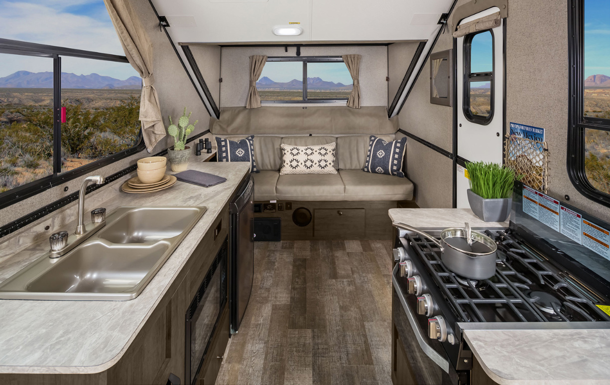 camp trailer interior
