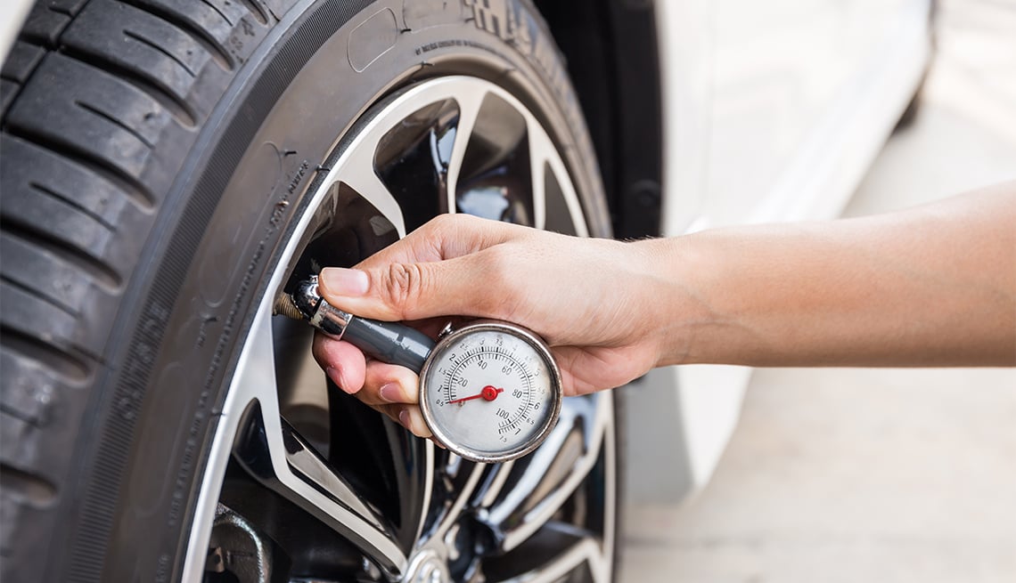 inflate tyre