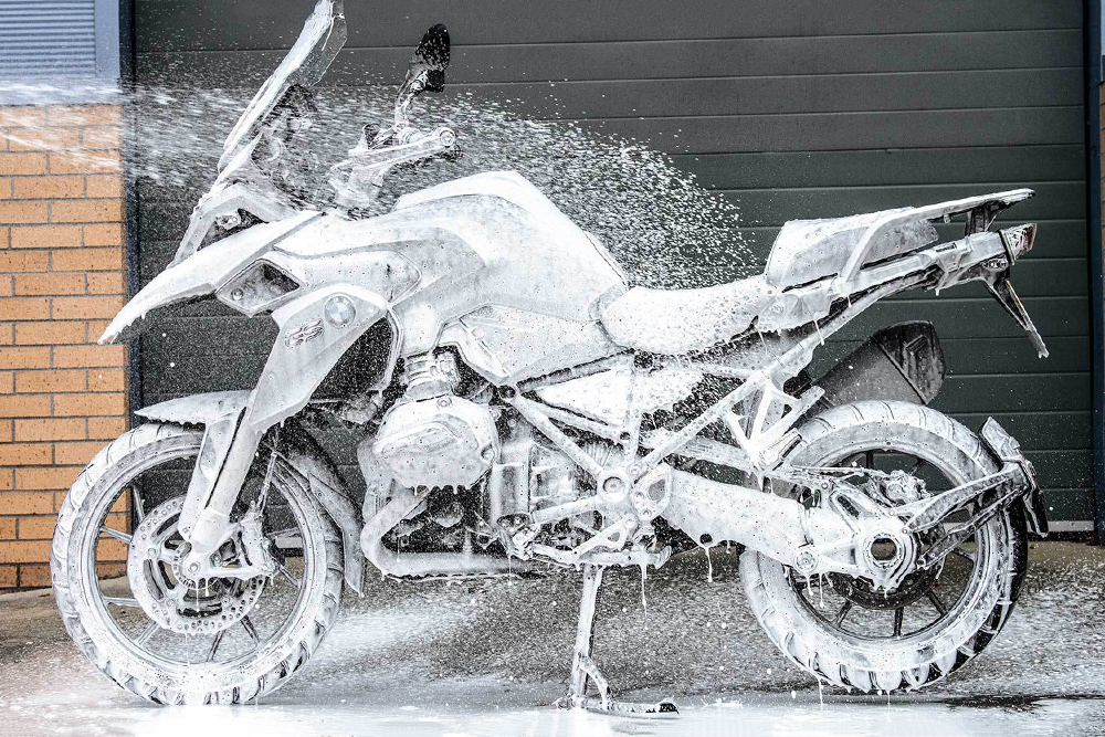 motorcycle wash